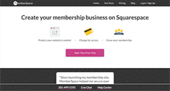 Desktop Screenshot of memberspace.com